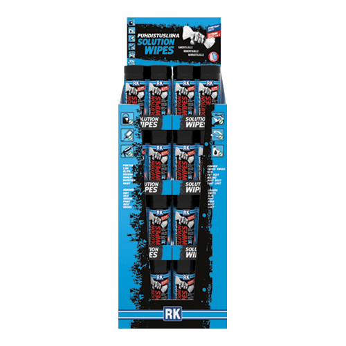 RK Solution Wipes Extreme 40 Floor Display front