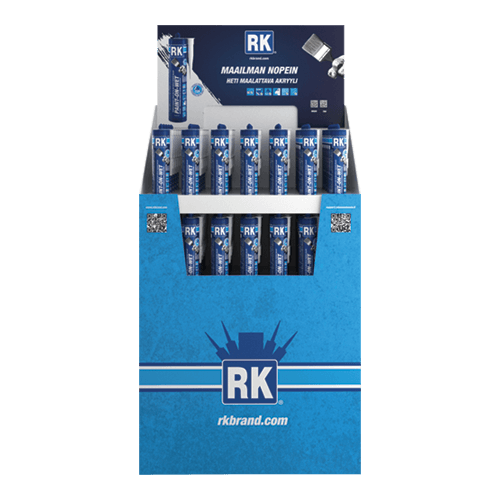 RK Paint-on-wet Floor Display front