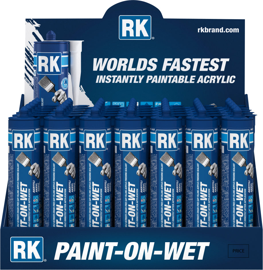 RK Paint-on-wet Counter Display front
