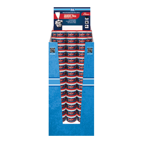 RK Quick Fill Small Floor Display front