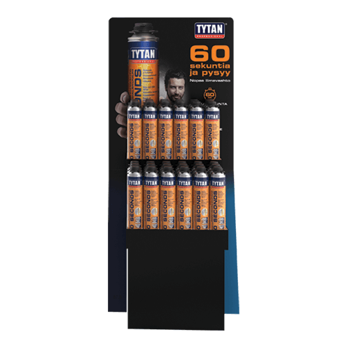 TYTAN 60 Seconds Floor Display front