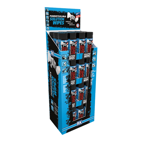 RK Solution Wipes Extreme 40 Floor Display angle