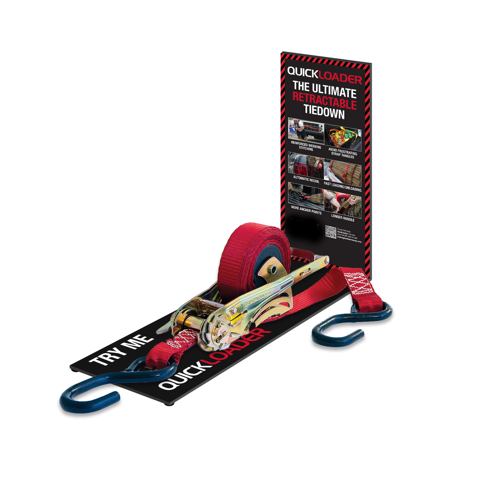 QUICKLOADER plastic demo board angle