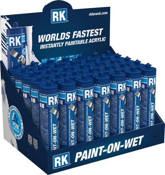 RK Paint-on-wet Counter Display angle